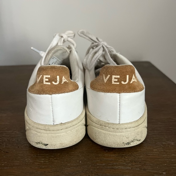 VEJA Sneakers V-12 extra white camel sneakers in 5 - Picture 7 of 7
